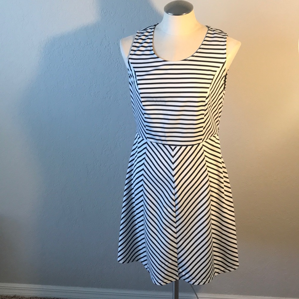 Black and white dress